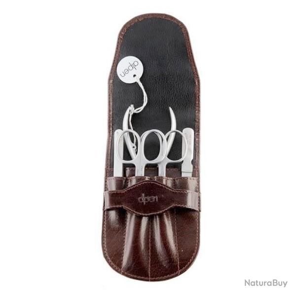 Pochette manucure "5 Pi�ces", Couleur brun [Alpen]