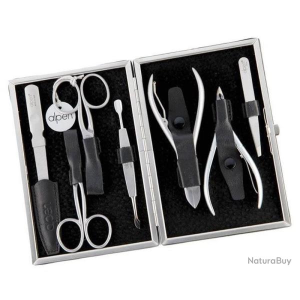 Trousse manucure "7 Pi�ces", Couleur noir [Alpen]
