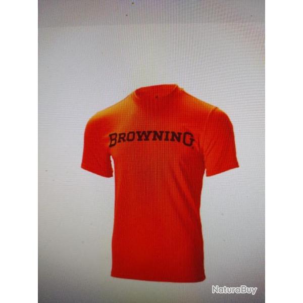 T-shirt teamspirit orange blaze browning