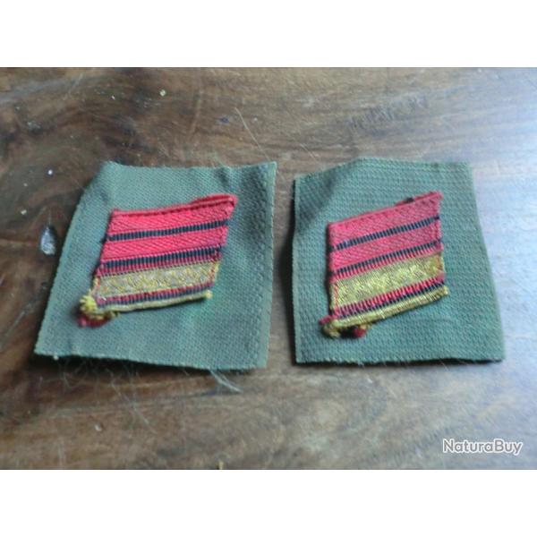 paire galon poitrine caporal chef