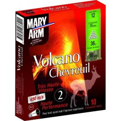 Cartouches Volcano Chevreuil Cal.12/70 Plomb N&deg;2 36grs - MARY ARM