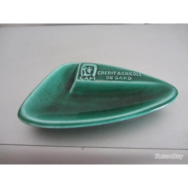 Cendrier publicitaire Cr�dit Agricole 1970 - C�ramique