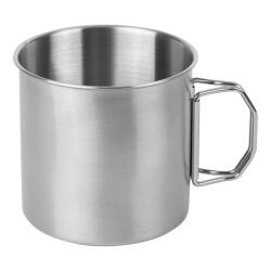 Tasse inox avec poign&eacute;e pliable CAO 0,35L