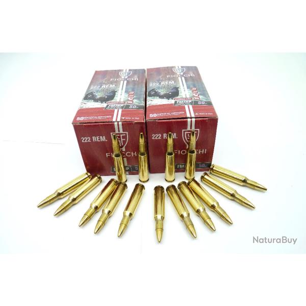 Fiocchi Classic Cal.222Rem 50gr FMJHP boite de 50