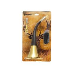 DC 25 ! Ensemble Cornes Januel Pu 40 et 13 cm avec courroie