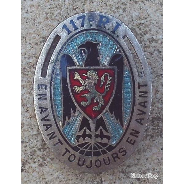 117� R�giment d'Infanterie, �mail,dos lisse