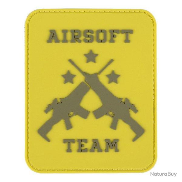 Ecusson 3D PVC Airsoft Team (101 Inc) Jaune