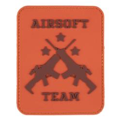 Ecusson 3D PVC Airsoft Team (101 Inc) Orange