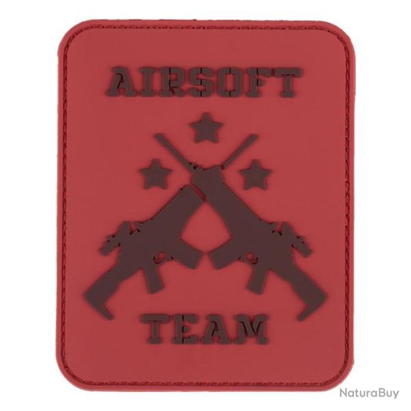 Ecusson 3D PVC Airsoft Team (101 Inc) Rouge