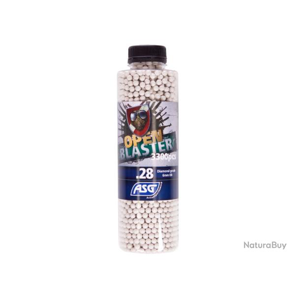 ASG BILLES BIO 0.28G OPEN BLASTER EN BOUTEILLE DE 3300