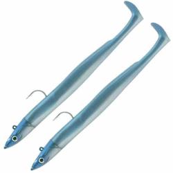Double Combo Shore Crazy Paddle Tail 10cm 10g Pearl Blue