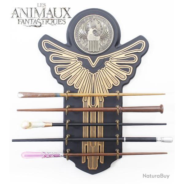 Pack des 5 Baguettes et Pr�sentoir Les Animaux Fantastiques Repliksword