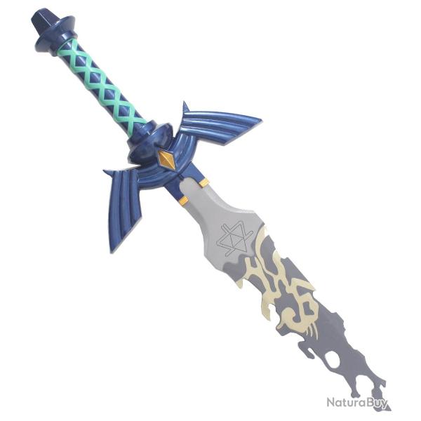 Zelda Epee Link Master Sword Epee Bris� Tears of The Kingdom Epee TOTK + Presentoir Mural Replikswor