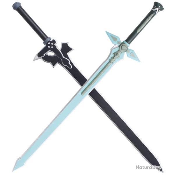 Sword Art Online Ep�e Kirito Repulser et Elucidator Model Enfant 80cm Repliksword