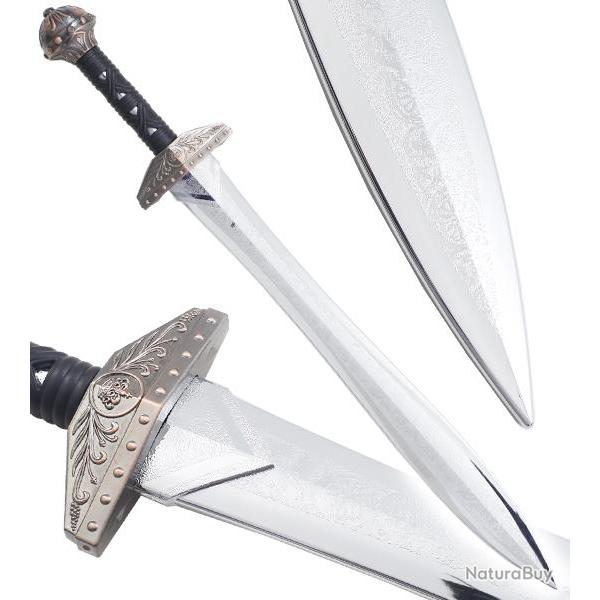 Pack 2 Ep�es en Polypropylene Glaive Gladiateur Epee Entrainement Combat Gladiator Argent Replikswor