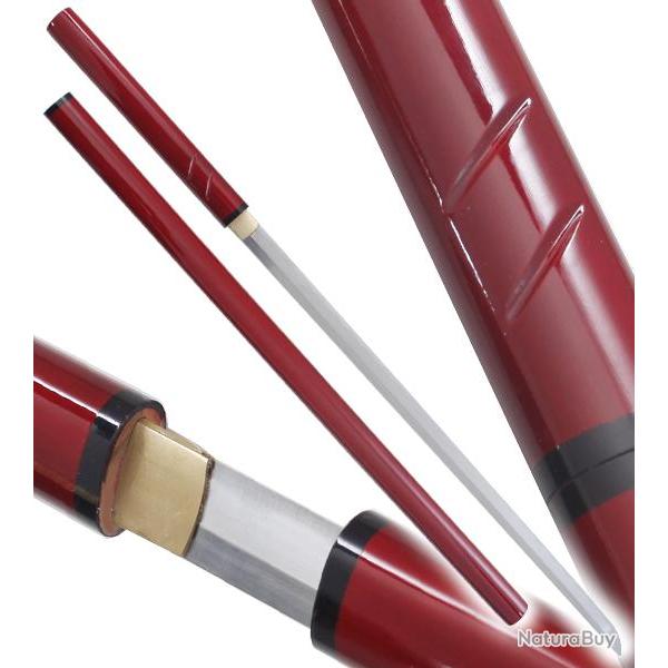 Bushido - Katana Forg� Zatoichi Red - Maru 1045 Katana Japonais Repliksword