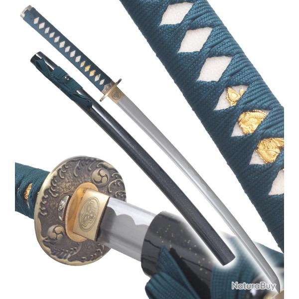 Danzan Katana Forg� Tomoe Sabre Tranchant Epee - Maru 1045 Katana Japonais Repliksword