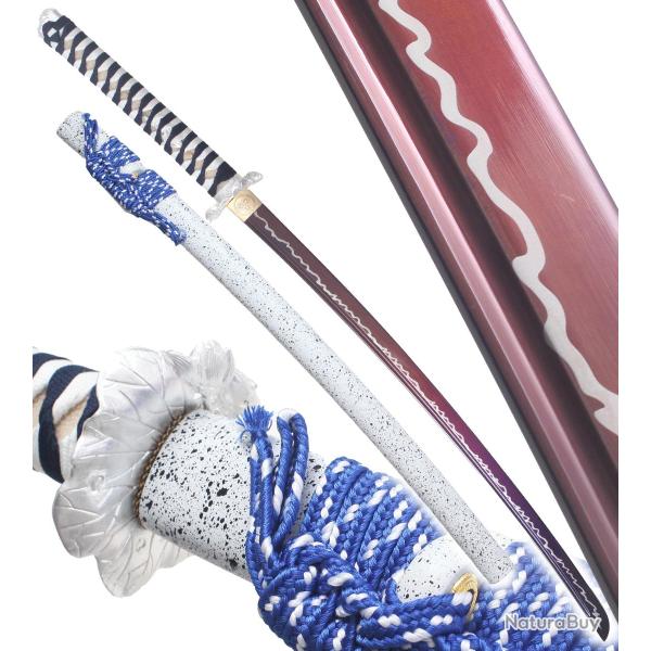 Danzan Katana Forg� Red Thunder Sabre Tranchant Epee - Maru 1045 Katana Japonais Repliksword