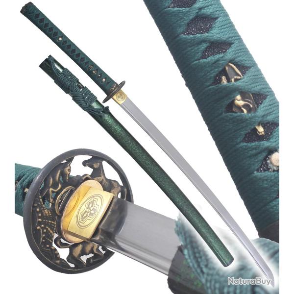 Danzan Katana Forg� Yasui Sabre Samourai Epee Entrainement - Lame T10 Katana Japonais Repliksword