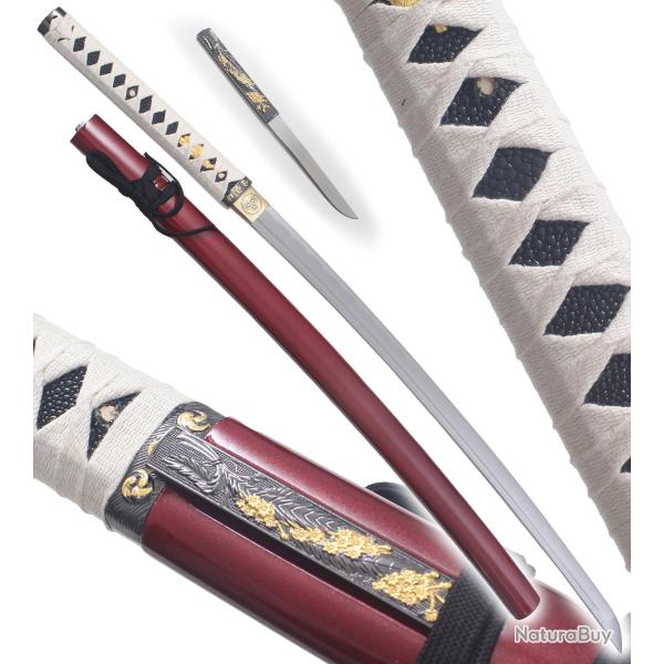 Danzan Shirasaya Forg� Edition Red Sabre Tranchant Epee - Maru 1045 Repliksword
