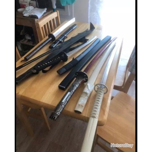 Sabres japonais dcoration