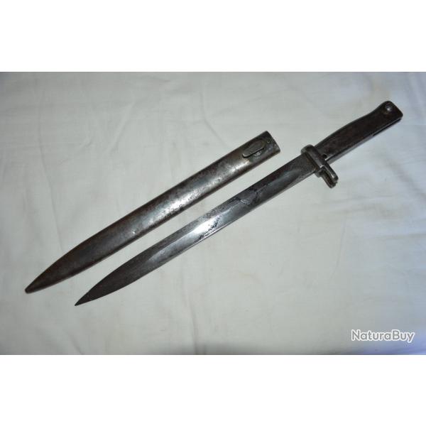 BAIONNETTE MAUSER 1898 ERZATZ- FUSIL MAUSER GEWEHR 1898-GUERRE 1914/18-GERMAN ERZATZ BAYONNET