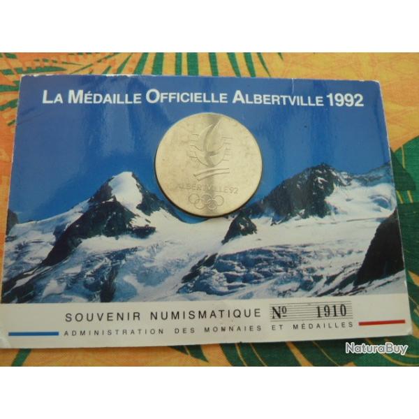 m�daille des J.O d'Alberville