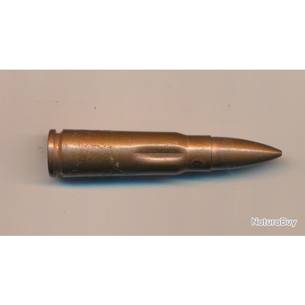 CARTOUCHE de 7,62x39 KALA Inerte de manipulation FABRICATION  Chinoise Type 1 acier cuivr�