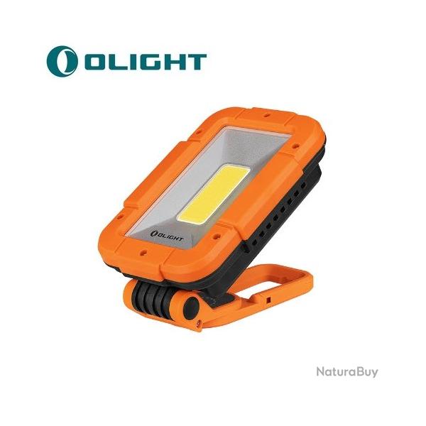 Vente Flash ! - Lampe de travail Olight Swivel Pro max Orange - 1600 Lumens projecteur rechargeable
