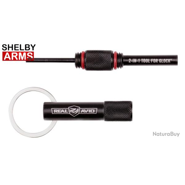 OUTIL D�MONTAGE 2 EN 1 GLOCK REAL AVID