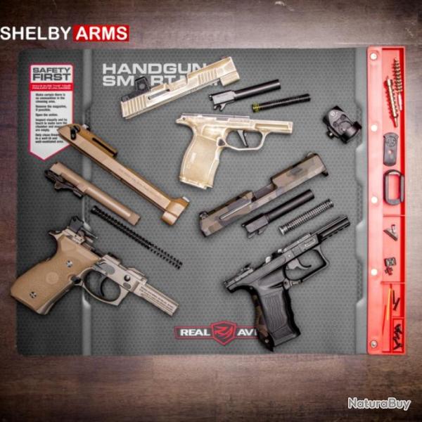 TAPIS D'ENTRETIEN SMART MAT ARMES DE POING REAL AVID