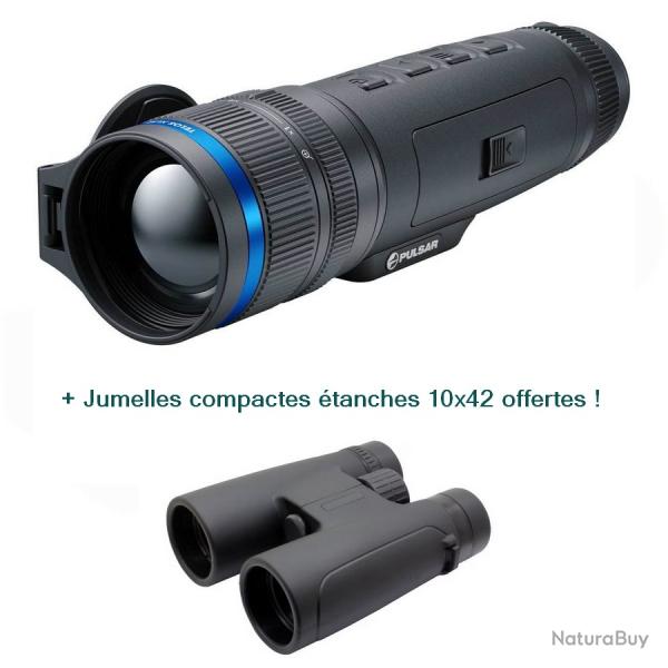 Monoculaire thermique PULSAR TELOS XL50 + Jumelles 10x42 offertes !