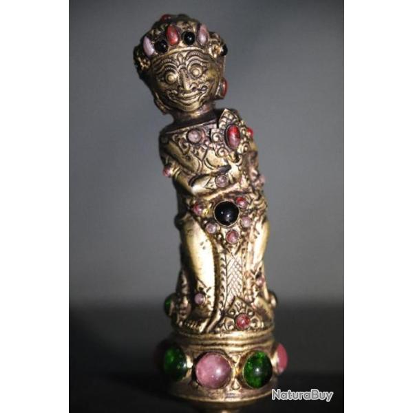 Poign�e de sabre kriss (keris kris) repr�sentant Batara Bayu - Indon�sie, Bali, 19�me si�cle