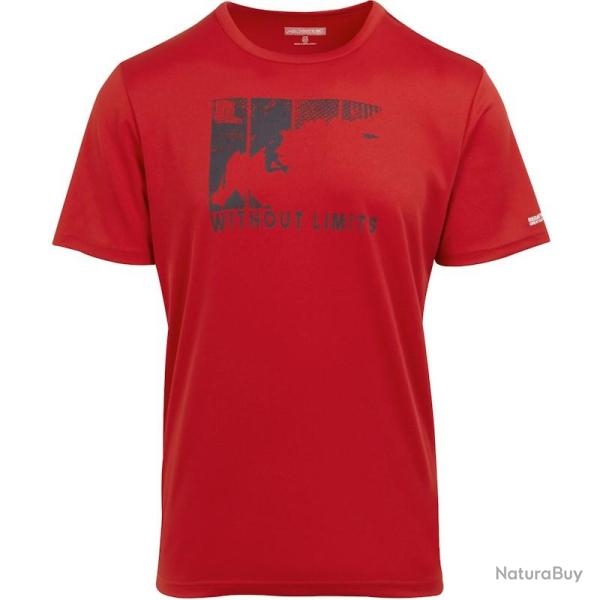 T shirt Regatta Fingal VIII rouge fonc�