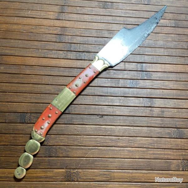 BEAU ET GRAND NAVAJA DE D�FENSE SIGN�E VALERO JUN ZARAGOZA