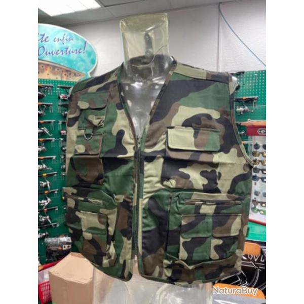 Gilet Truite camo