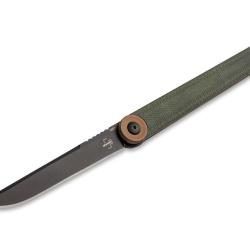 Couteau de poche Boker Plus Kaizen Green Canvas Micarta