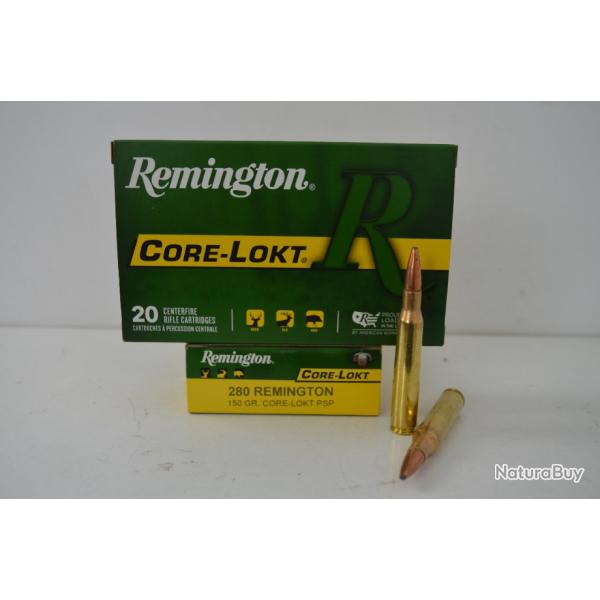 1 boite de balles Remington calibre 280 rem 150gr