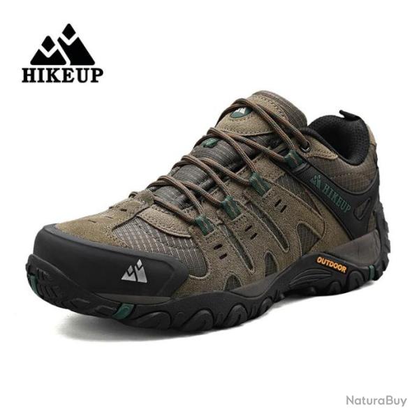 Chaussure de randonn�e en daim Hikeup - Kaki