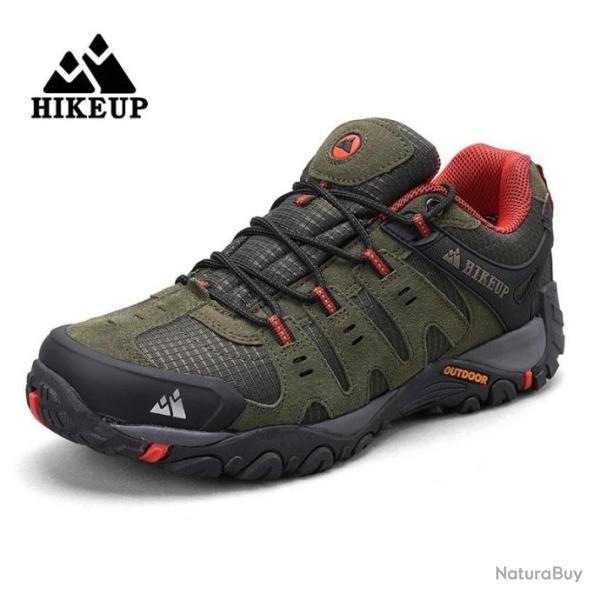 Chaussure de randonn�e en daim Hikeup - Vert