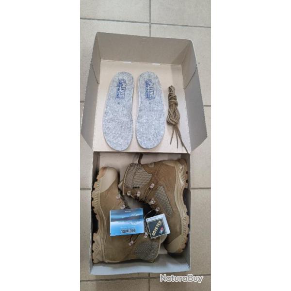 Chaussures rangers Meindl goretex combat zone tremp�r�e taille 44 neuves
