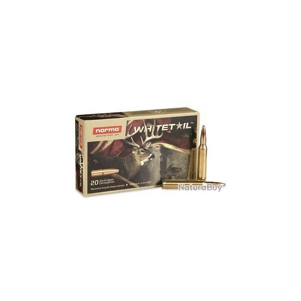 Munitions NORMA calibre 30-06 Whitetail 180gr - 11.7g x20