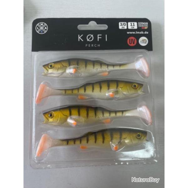 !! LEURRE LMAB KOFI PERCH 11cm COL R�AL PERCH