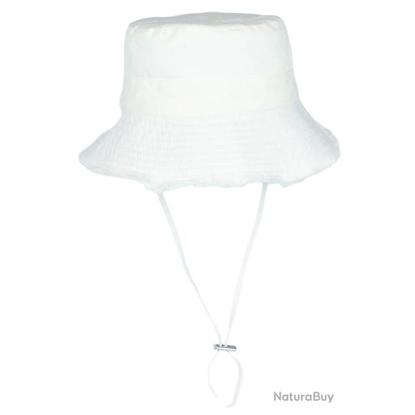 Chapeau Bob Blanc en Coton Prestige Urban avec Ficelle Myxjack Taille unique Blanc