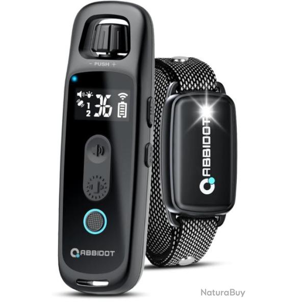 Collier de Dressage pour Chien Port�e 1000m �tanche Son 16 Niveaux Vibration 36 Niveaux T�l�commande