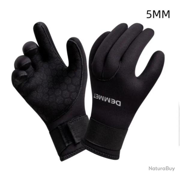 Gants de plong�e en n�opr�ne 5mm