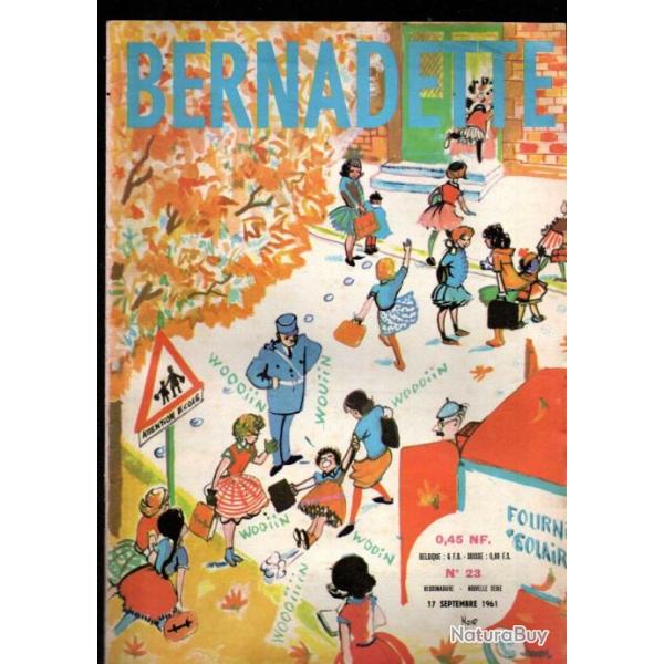 revue bernadette 23 du 17 septembre 1961