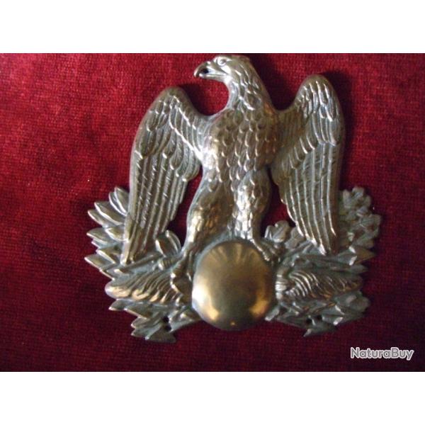 Plaque  � l'Aigle de coiffure ou giberne Napol�on III ...