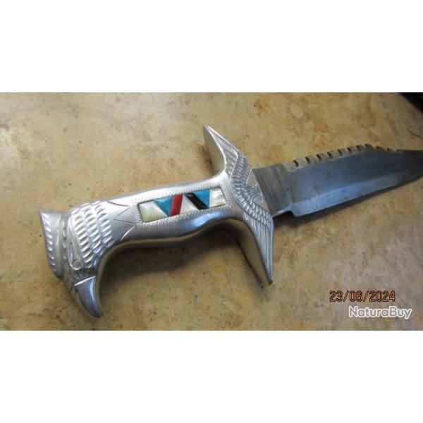 lourd Bowie crant� achat r�serve Indienne Indien USA Etats Unis Am�rique t�te aigle western cowboy