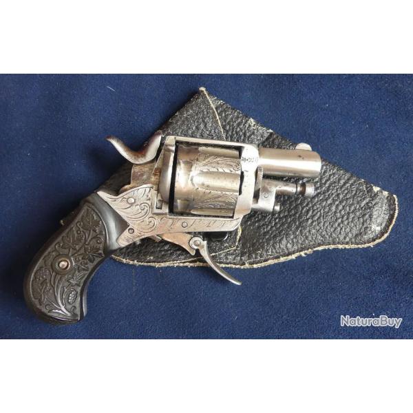 Petit revolver Bulldog grav� luxe(Auguste Francotte) cal 320
